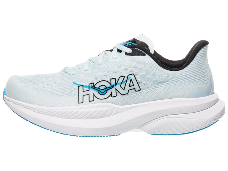 Hoka Women's Mach 6 Running Shoe in Tundra Blue/Raindrop
