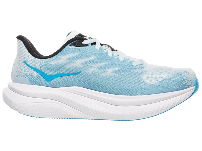 Hoka Women's Mach 6 Running Shoe in Tundra Blue/Raindrop-2