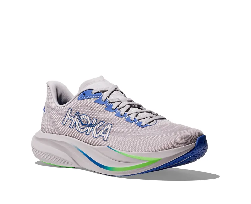 Hoka Mach 7 in Ash Grey/Cobalt Blue-1