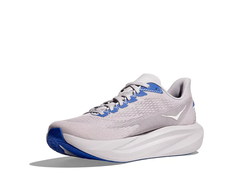Hoka Mach 7 in Ash Grey/Cobalt Blue-2