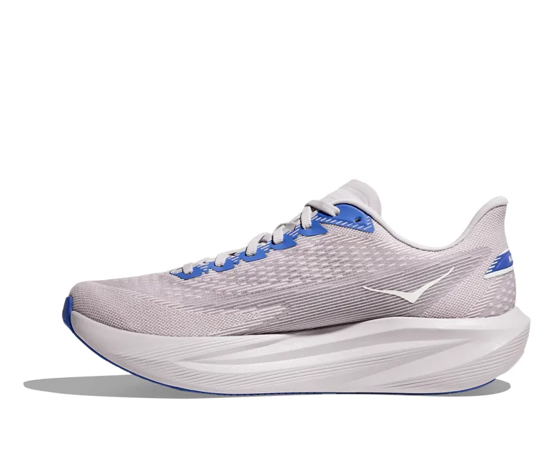 Hoka Mach 7 in Ash Grey/Cobalt Blue-3