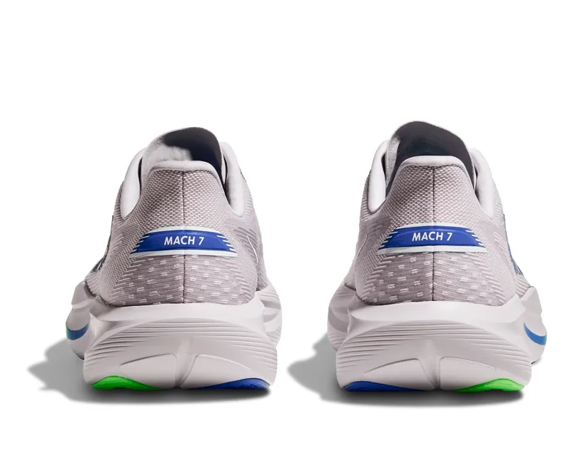 Hoka Mach 7 in Ash Grey/Cobalt Blue-5