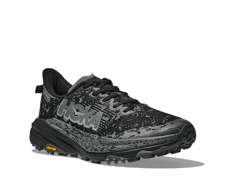 Hoka Speedgoat 6 GTX Running Shoe in Black/Outer Orbit-1