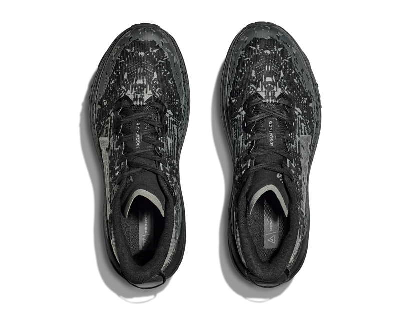 Hoka Speedgoat 6 GTX Running Shoe in Black/Outer Orbit-4