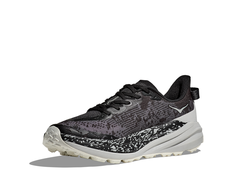 Hoka Speedgoat 6 Running Shoe in Black/Stardust-1