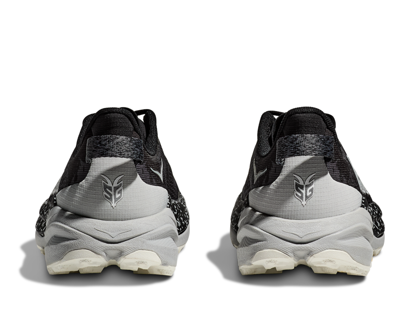 Hoka Speedgoat 6 Running Shoe in Black/Stardust-3