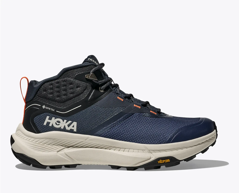 Hoka Transport Hike GTX Hiking Shoe in Varsity Navy/Truffle Salt
