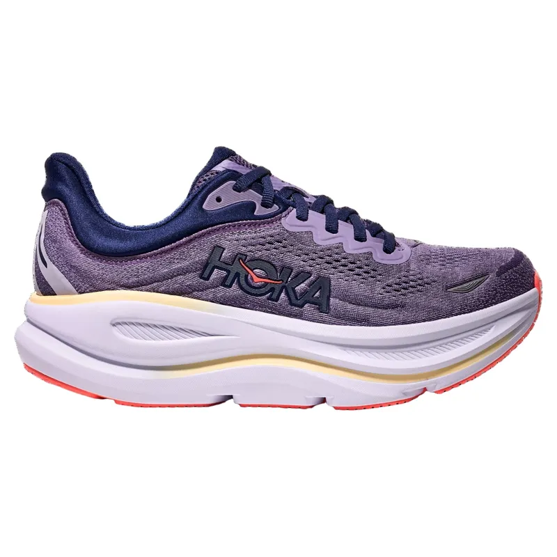 Hoka Women's Bondi 9 Running Shoe in Berry Jam/Berry Patch-1