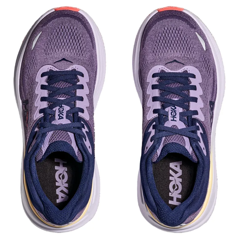 Hoka Women's Bondi 9 Running Shoe in Berry Jam/Berry Patch-3