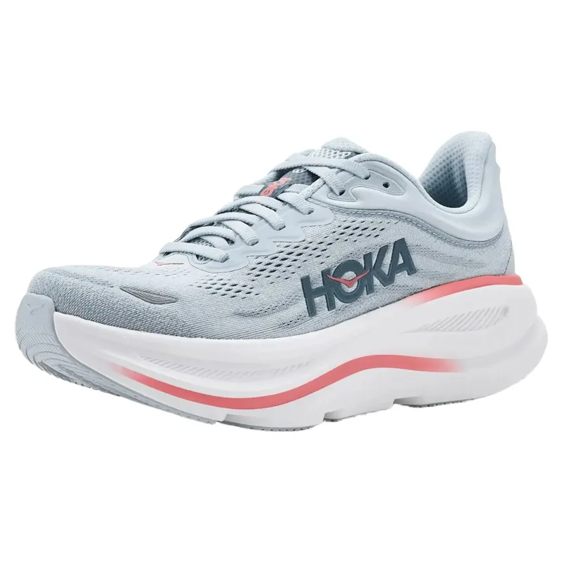 Hoka Women's Bondi 9 Running Shoe in Mineral Blue/Washed Blue-1