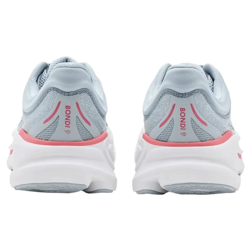 Hoka Women's Bondi 9 Running Shoe in Mineral Blue/Washed Blue-4