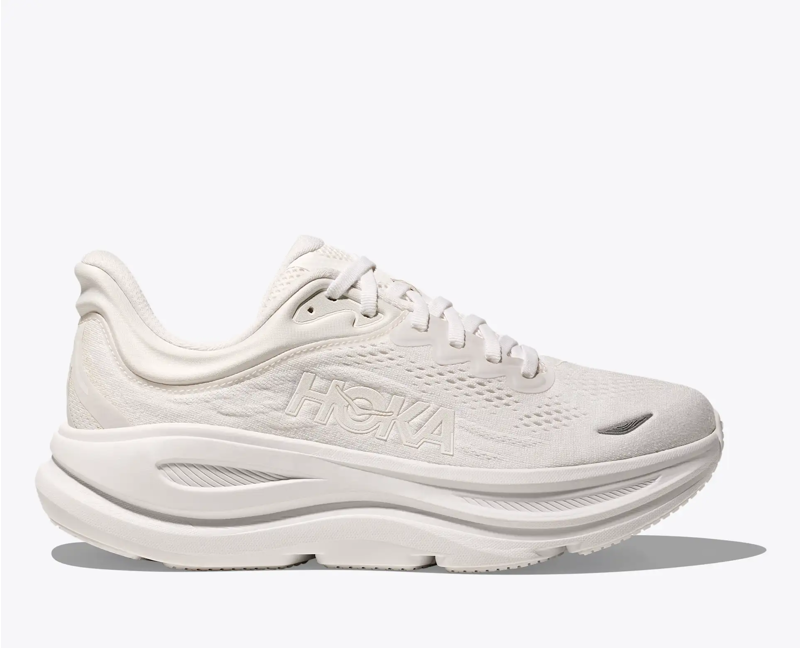 Hoka Women's Bondi 9 Running Shoe in White/White