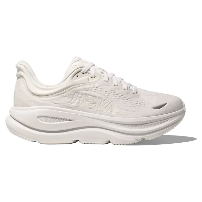 Hoka Women's Bondi 9 Running Shoe in White/White