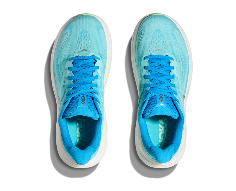 Hoka Women's Clifton 10 in Skyward Blue/Cielo Blue-3