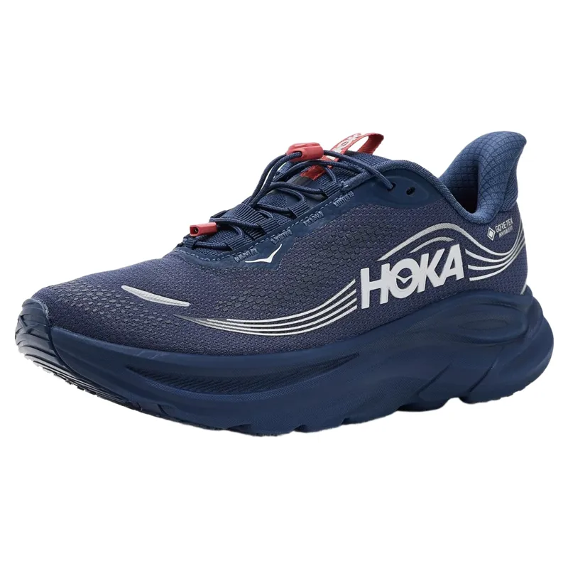 Hoka Women's Clifton 11 GTX in Varsity Navy/Burnt Red-1