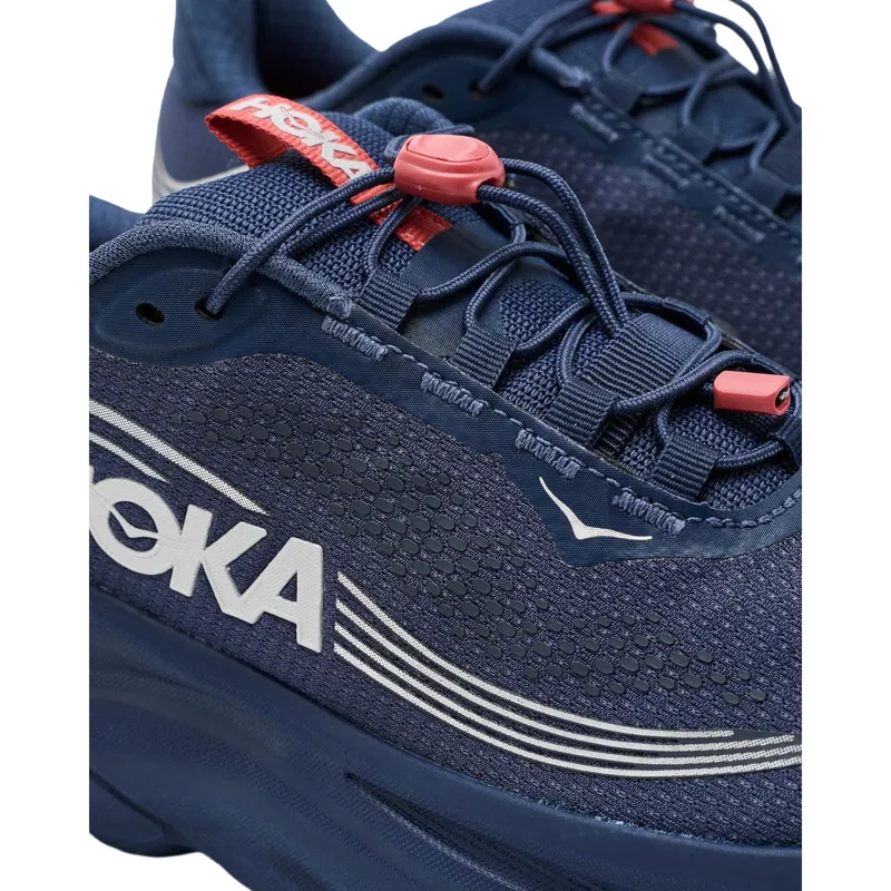 Hoka Women's Clifton 11 GTX in Varsity Navy/Burnt Red-3