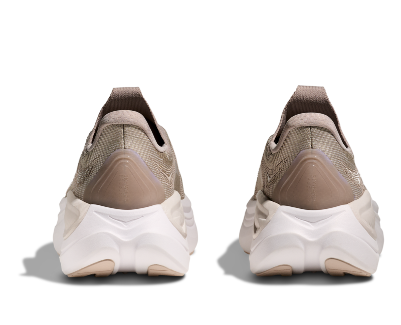 Hoka Women's Skyward Laceless in Putty/White-3