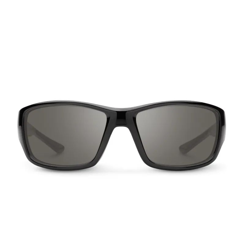 Suncloud Hull Sunglasses in Black w/Polarized Grey Lens-1