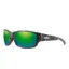 Suncloud Hull Sunglasses in Matte Stonefish w/Polarized Green Mirror Lens