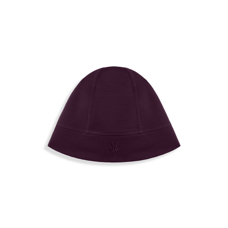 Ibex Shak Beanie in Blackberry Melange
