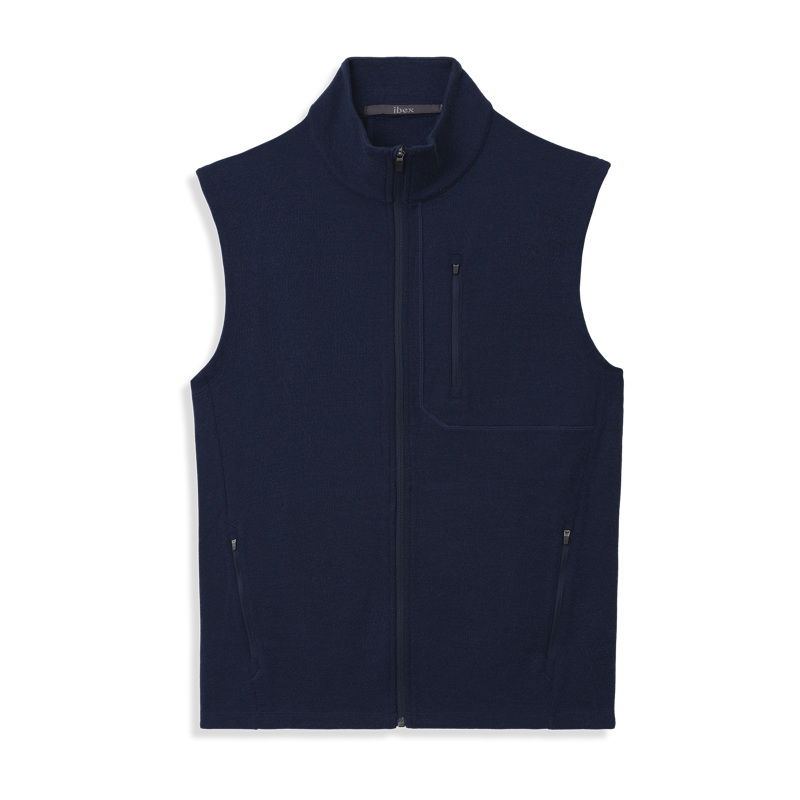 Ibex Shak Vest in Deep Navy