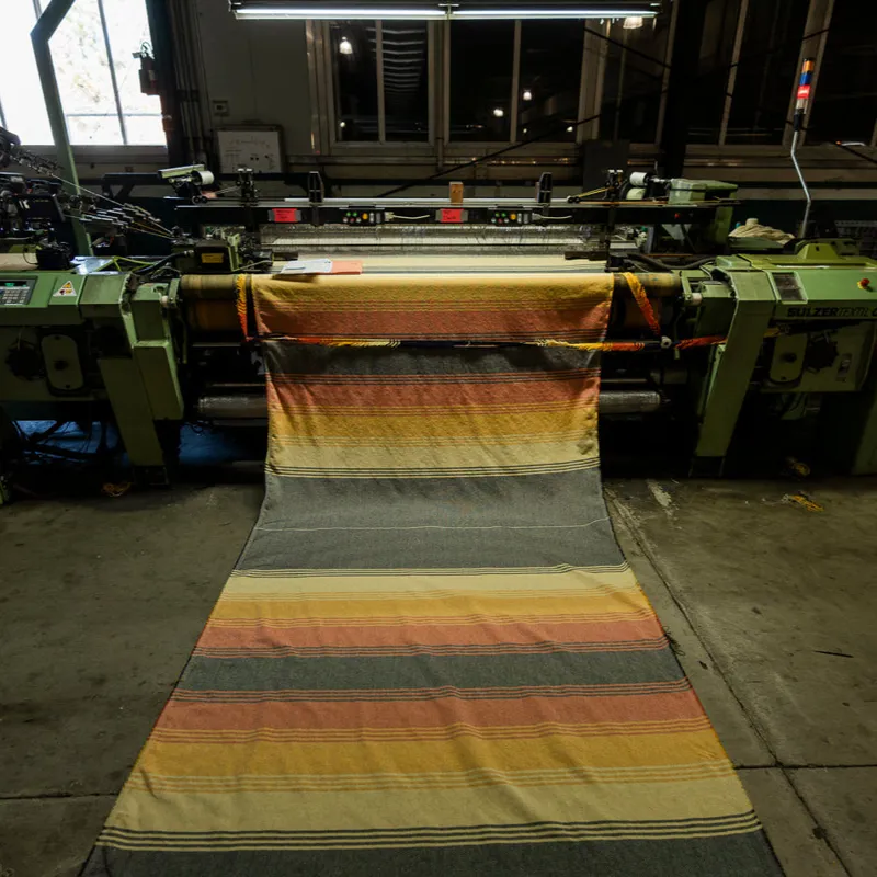 Ibex USA Made Wool Blanket in Sunset-1