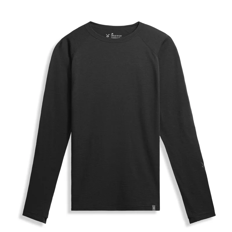 Ibex Women's Woolies Pro Tech Crew in Black