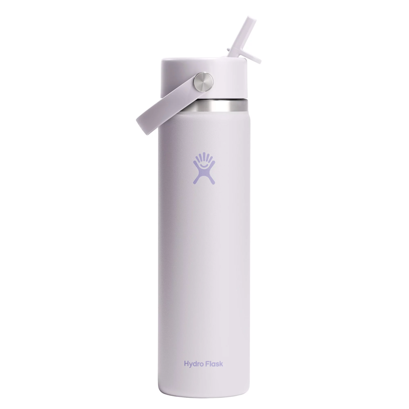 Hydro Flask 24 oz Wide Mouth with Flex Straw Cap in Cloud Pink