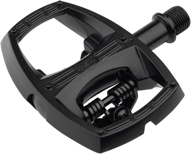 MSW Flip I Single Side Clipless Pedal Aluminum 9/16 Intense Black-1