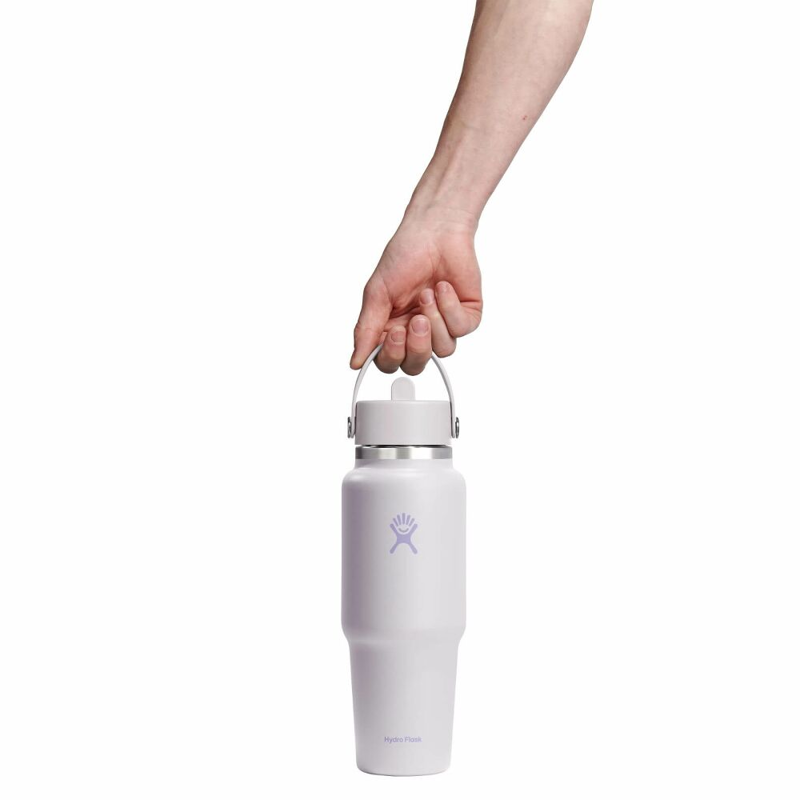 Hydro Flask 32 oz Travel Bottle with Flex Straw Cap in Cloud Pink-2