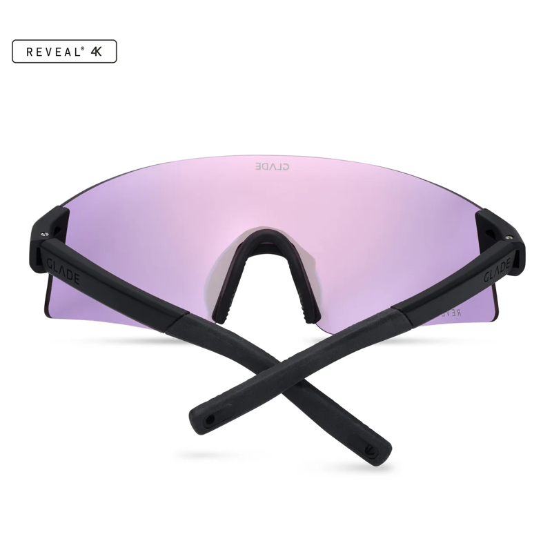 Glade Dash S Matte Black/Reveal 4K Terra Photochromic Red Lens-2