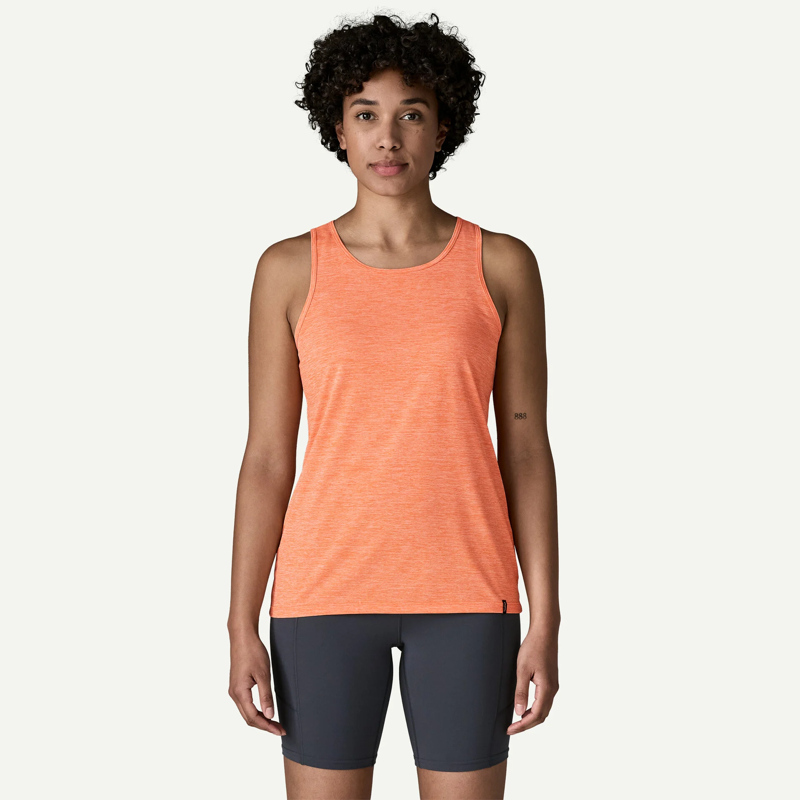 Patagonia Women's Capilene Cool Daily Tank in Peach Sherbet-1