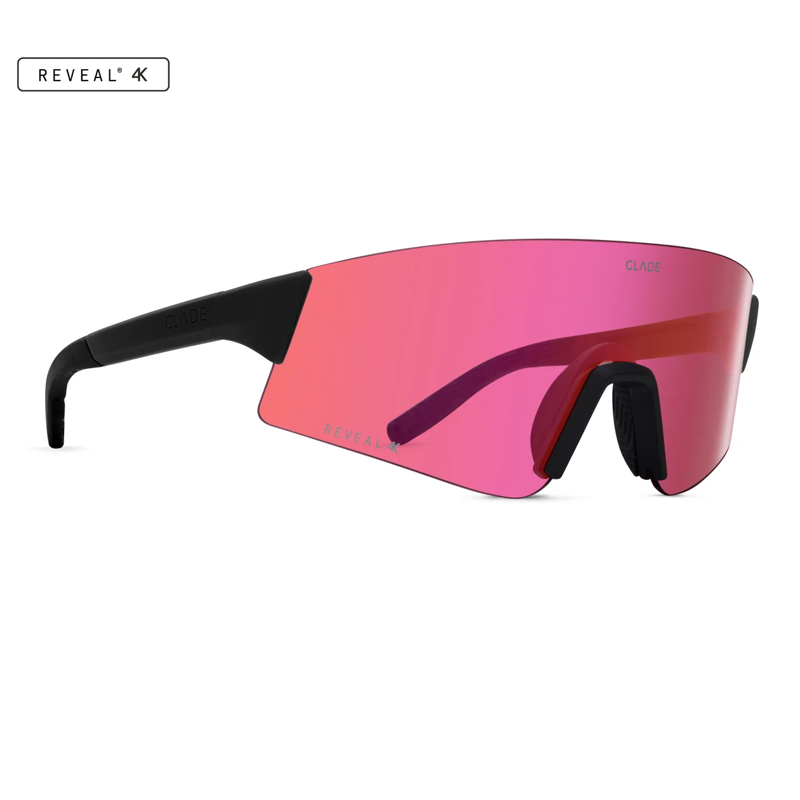 Glade Dash S Matte Black/Reveal 4K Terra Photochromic Red Lens-1