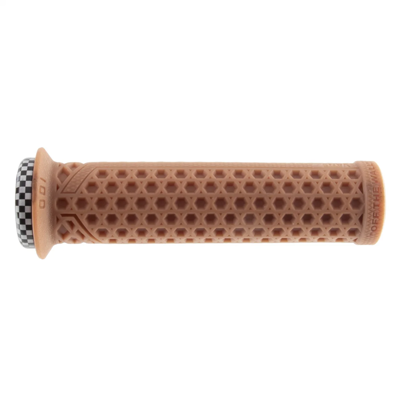 ODI Lock-On Bonus MTN Vans V2.1 Grips 130mm in Gum w/Checker Clamp