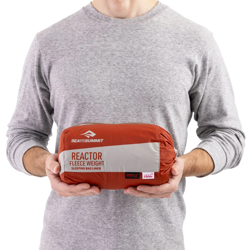 Sea To Summit Reactor Fleeceweight Sleeping Bag Liner Regular Picante-4