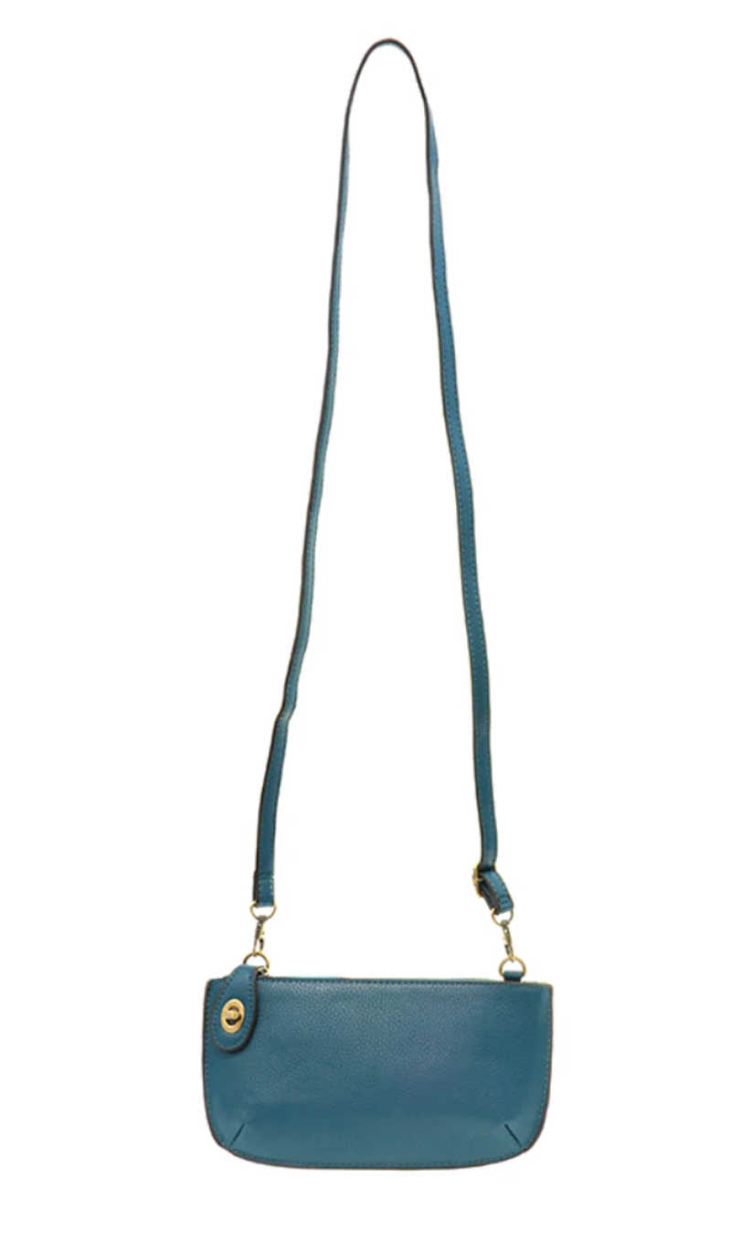 Joy Accessories Mini Crossbody Wristlet Clutch in Monaco Blue-1