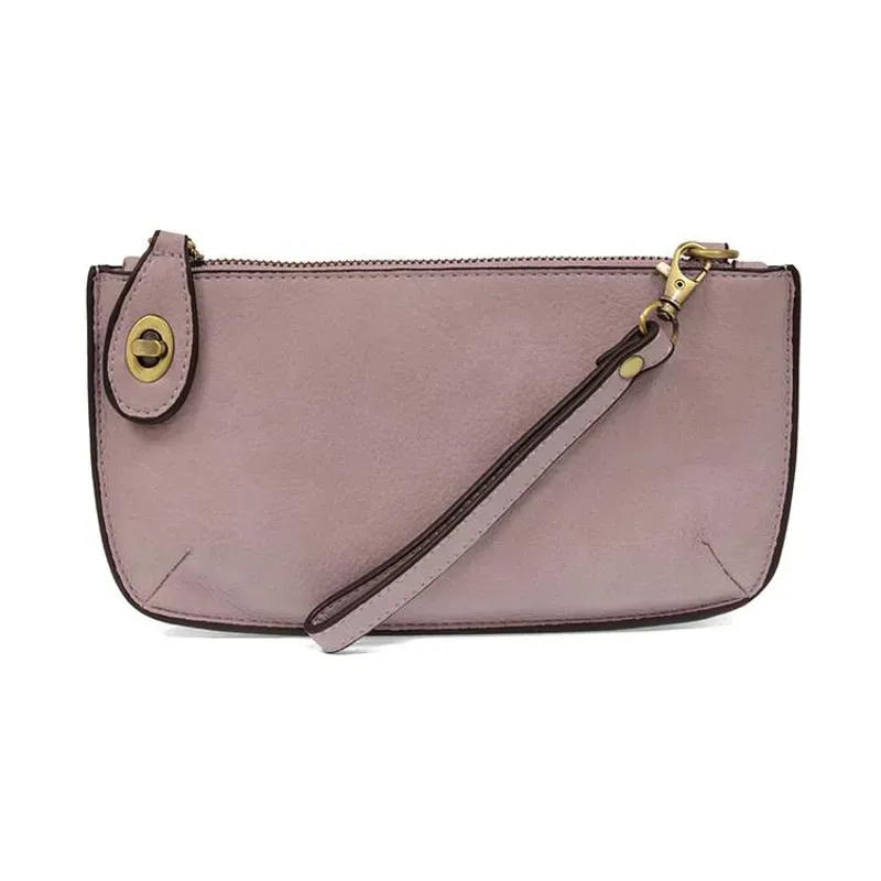 Joy Accessories Mini Crossbody Wristlet in Petunia Purple