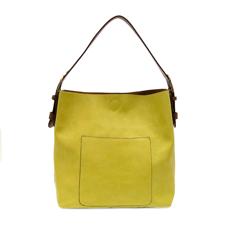 Joy Accessories Women's Classic Hobo Handbag in Citrus