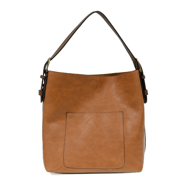 Joy Accessories Women's Classic Hobo Handbag in Hazelnut