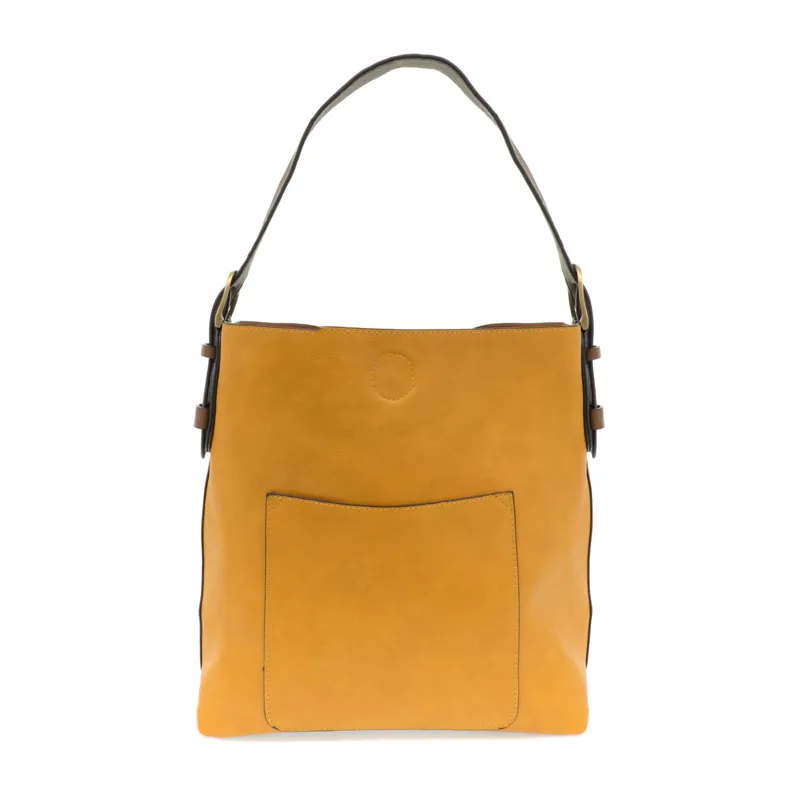 Joy Accessories Women's Classic Hobo Handbag in Honey