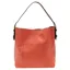 Joy Accessories Classic Hobo Handbag with Insert in Living Coral