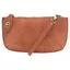Joy Accessories Faux Suede Mini Crossbody Wristlet Clutch in Spice