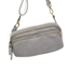 Joy Accessories Kylie Double Zip Sling/Belt Bag in Grey