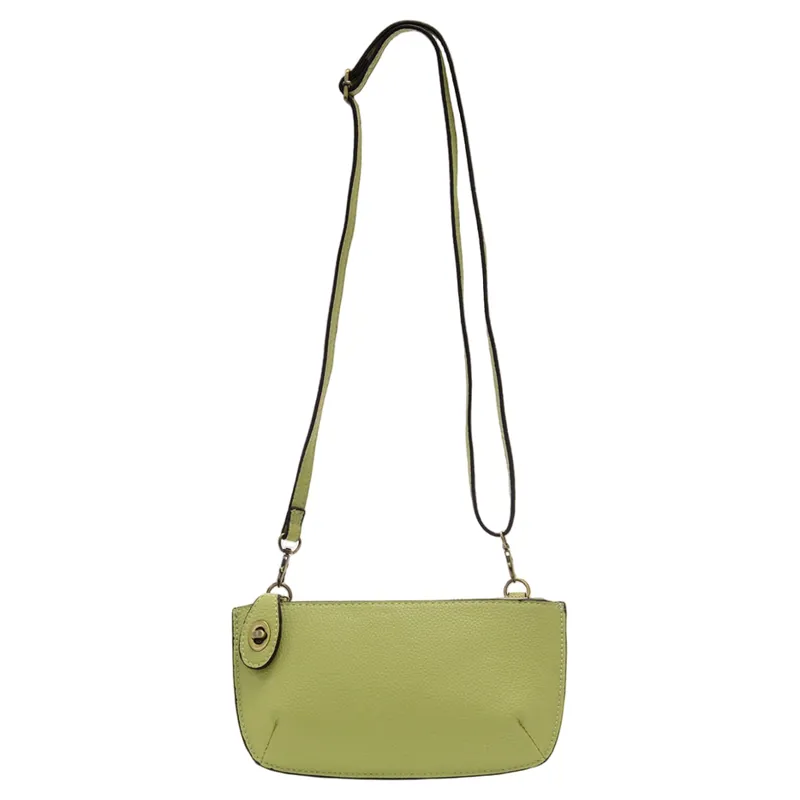 Joy Accessories Mini Crossbody Wristlet Clutch in Kiwi-1
