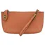 Joy Accessories Mini Crossbody Wristlet Clutch in Peach