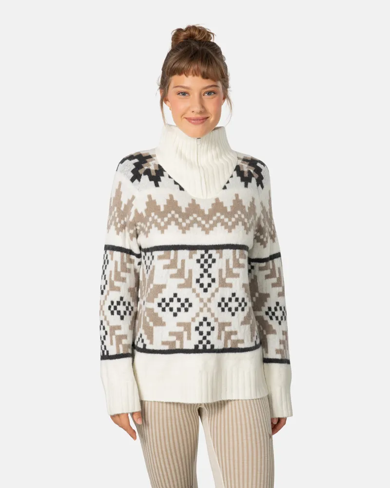 Kari Traa Amelia Knit Sweater in Off White