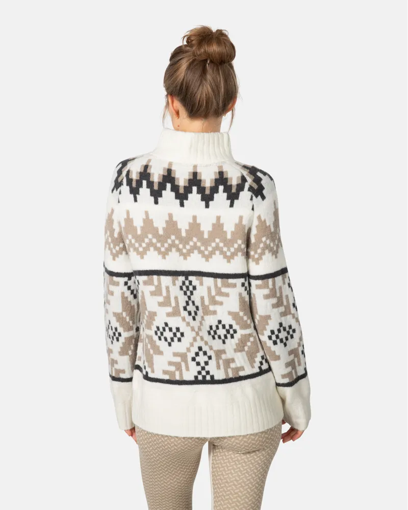 Kari Traa Amelia Knit Sweater in Off White-1