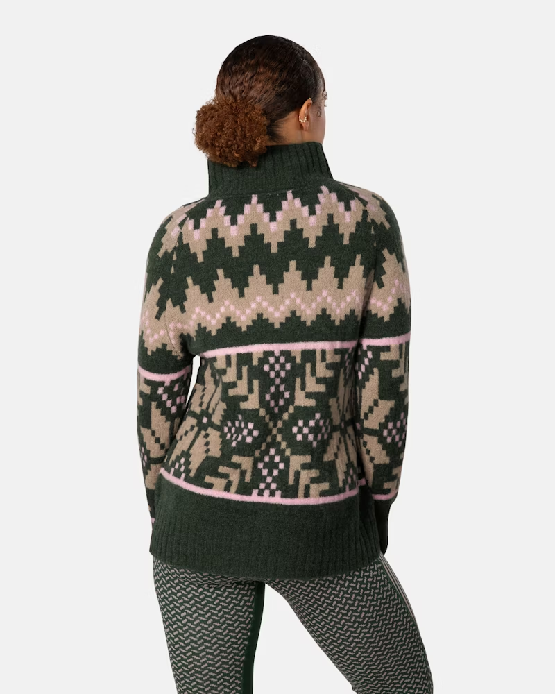 Kari Traa Amelia Knit Sweater in Thyme-1