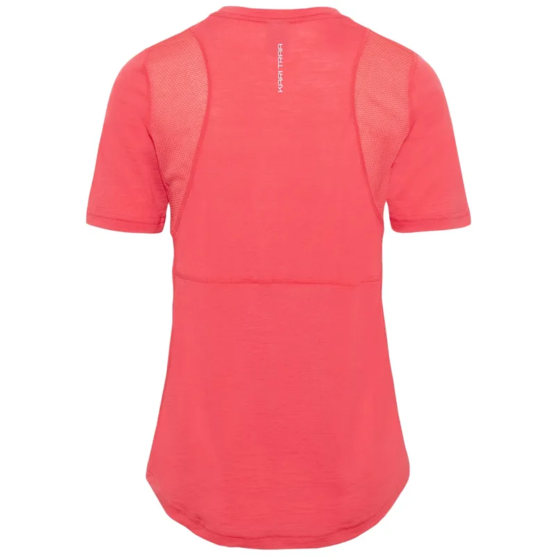Kari Traa Women's Embla Wool Tee in Candy Coral-1