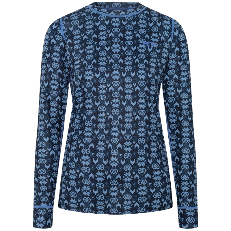 Kari Traa Women's Fryd Long Sleeve Top in Royal